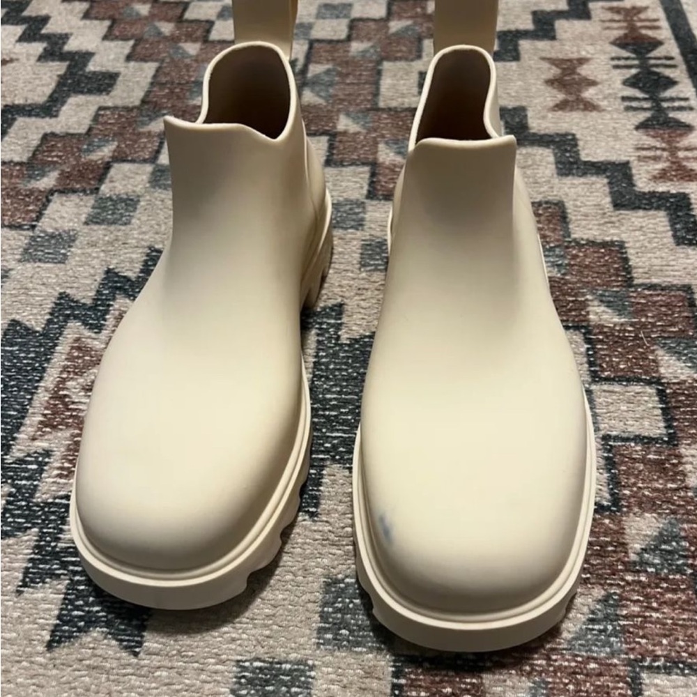 Free People Off-White Ankle Boots